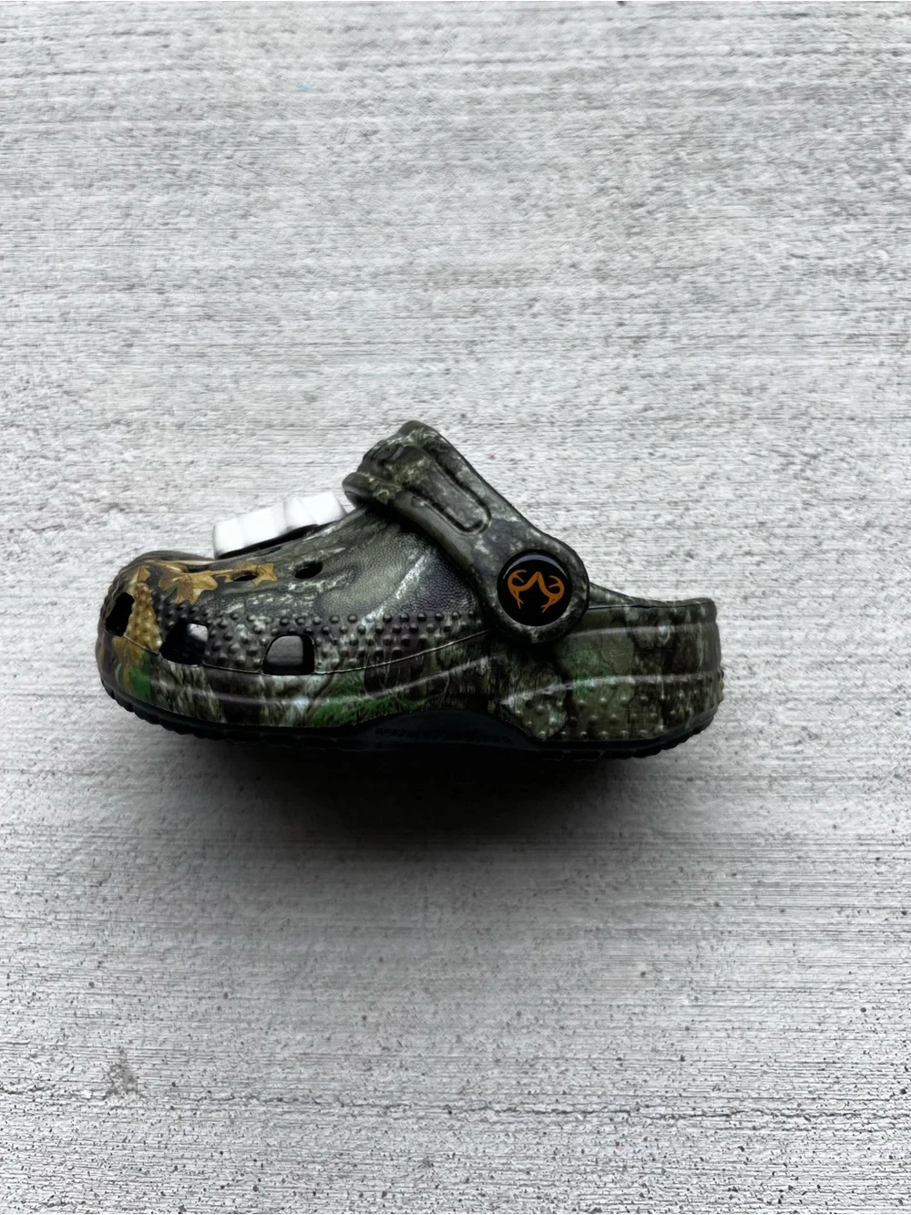 Crocs Kids Infant Littles Camouflage Realtree Clog Shoes  2/3 infant